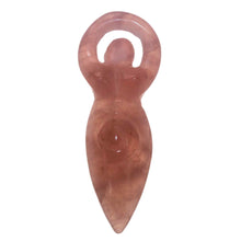 Load image into Gallery viewer, Rose Quartz Quartz Crystal Goddess Statue - Down To Earth
