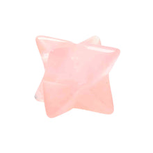 Load image into Gallery viewer, Rose Quartz Crystal Merkaba - Down To Earth

