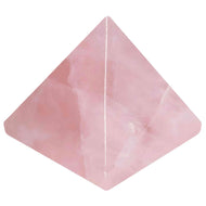 Rose Quartz Mini Crystal Pyramid - Down To Earth
