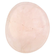 Load image into Gallery viewer, Rose Quartz Palm Stones on a white background high angle - Down to Earth 
