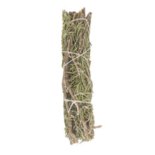 Load image into Gallery viewer, Rosemary Smudge Stick 1 pk displayed on a white background - Down To Earth
