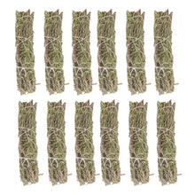 Load image into Gallery viewer, Rosemary Smudge Stick 12 pk displayed on a white background - Down To Earth
