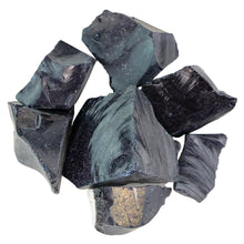 Load image into Gallery viewer, Blue Goldstone Rough Crystal on white background - Down To Earth
