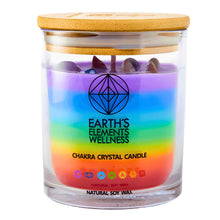 Load image into Gallery viewer, Scented Chakra Crystal Candle - Down To Earth
