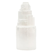 Load image into Gallery viewer, Selenite Iceberg Tower 4 inches studio photo - Down to Earth
