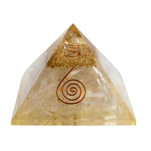 Load image into Gallery viewer, Selenite Orgone Crystal Chip Pyramid - Down To Earth
