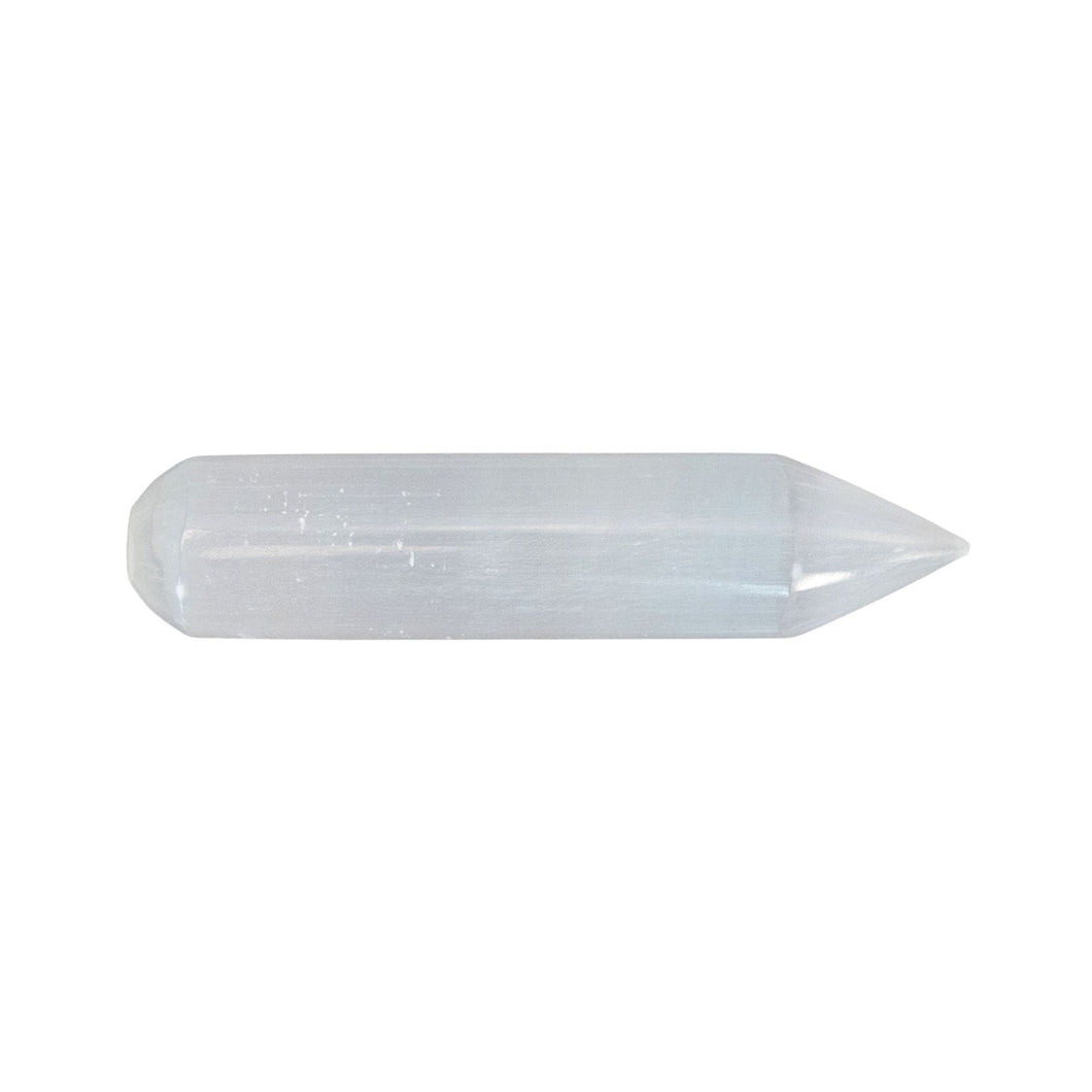 Selenite Wand with Point 4