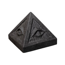 Load image into Gallery viewer, Shungite Evil Eye Pyramid - Down To Earth
