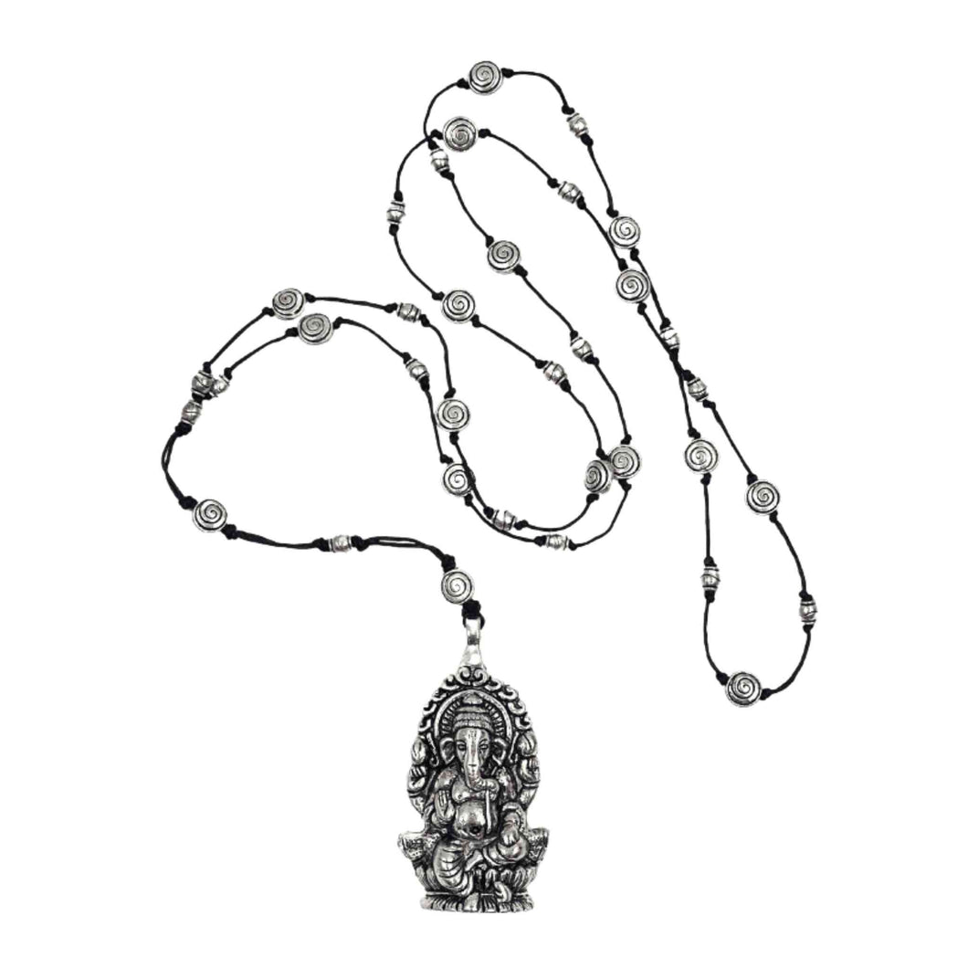 Silver Ganesh Necklace - Down To Earth
