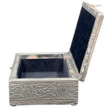 Load image into Gallery viewer, Silver OM Box Open Side Angle - Down To Earth
