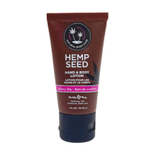 Load image into Gallery viewer, Hemp Seed Hand and Body Lotion Skinny Dip 1oz. - Down To Earth
