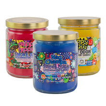 Load image into Gallery viewer, Smoke Odor Exterminator Candle group photo displayed on a white background - Down to Earth
