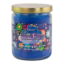 Load image into Gallery viewer, Smoke Odor Exterminator Candle Nag Champa displayed on a white background - Down to Earth
