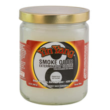 Load image into Gallery viewer, Smoke Odor Exterminator Candle Yin Yang displayed on a white background - Down to Earth

