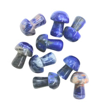 Load image into Gallery viewer, Sodalite Mini Crystal Mushroom - Down To Earth
