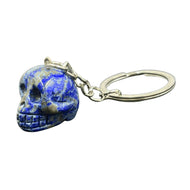 Sodalite Crystal Skull Keychain - Down To Earth