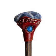 Load image into Gallery viewer, Sodalite Crystal Hair Stick - Down To Earth
