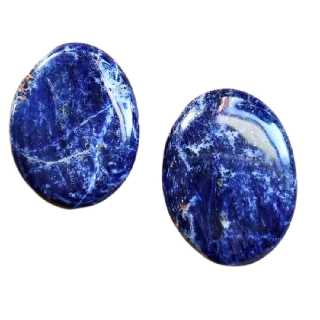 Sodalite Palm Stones - Down To Earth
