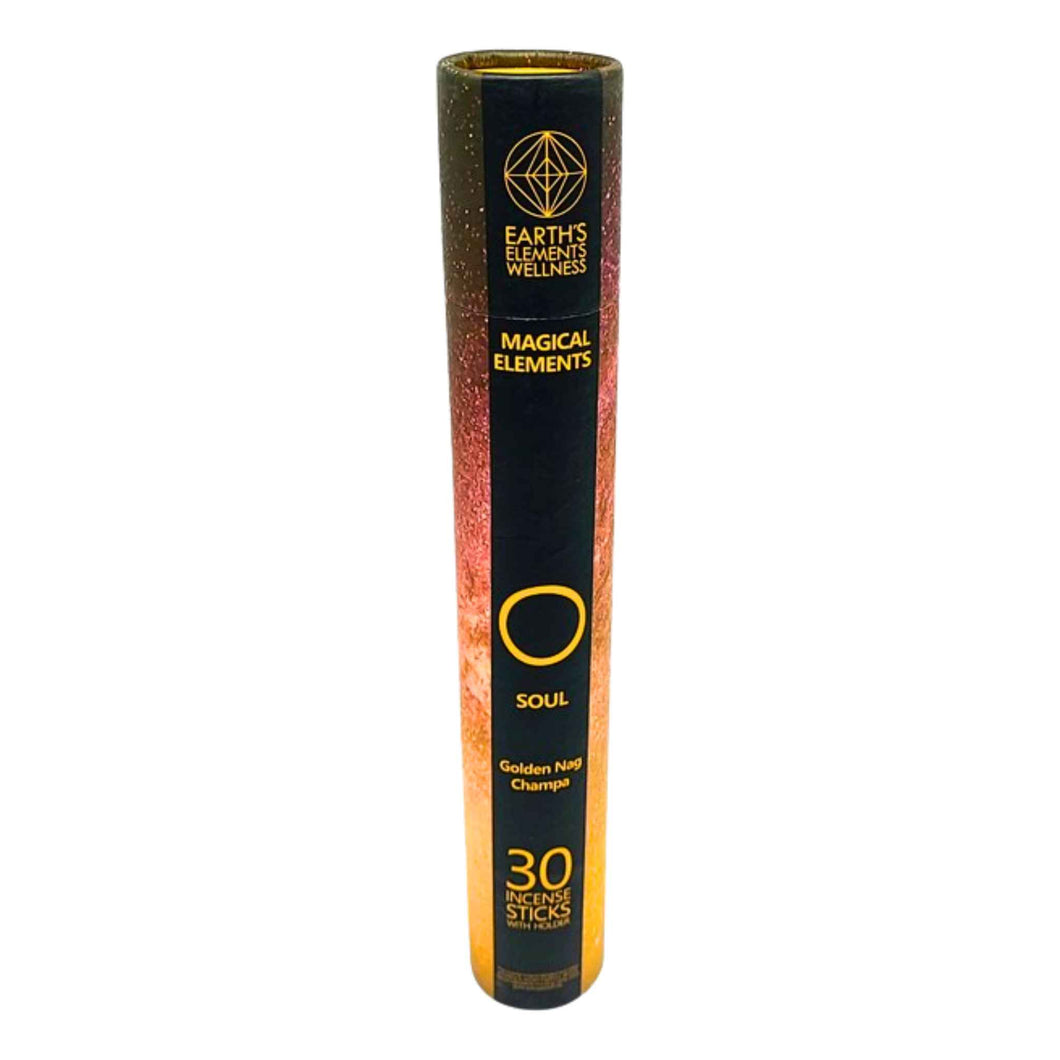 Soul Golden Nag Champa Magical Elements Incense Sticks - Down To Earth