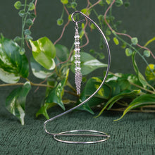 Load image into Gallery viewer, Sphere Holder Stand in Silver styled photo - Down to Earth
