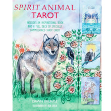Load image into Gallery viewer, Spirit Animal Tarot Deck front facing on a white background - Down To Earth
