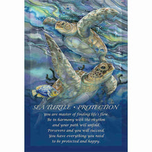 Load image into Gallery viewer, Spirit of the Animals Oracle Sea Turtle Card - Down To Earth
