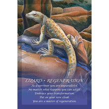 Load image into Gallery viewer, Spirit of the Animals Oracle Lizard Card - Down To Earth
