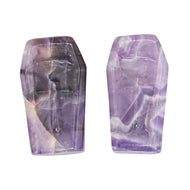 Crystal Coffin Amethyst studio photo - Down To Earth