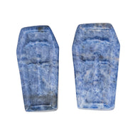 Crystal Coffin Sodalite studio photo - Down To Earth