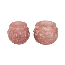 Load image into Gallery viewer, Strawberry Quartz Crystal Honey Pot Statue - Down to Earth
