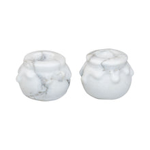 Load image into Gallery viewer, White Howlite Crystal Honey Pot Statue - Down to Earth
