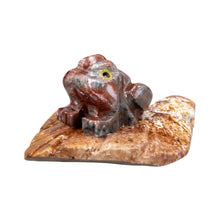 Load image into Gallery viewer, Frog stone animal on a white background - Down to Earth
