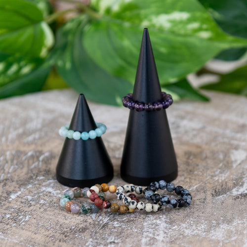 Crystal Energy Stretch Ring group picture - Down to Earth