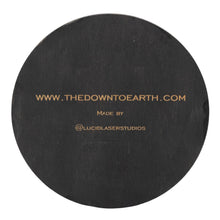 Load image into Gallery viewer, Wooden Sun Pendulum Board Dark Stain back side displayed on a white background - Down To Earth
