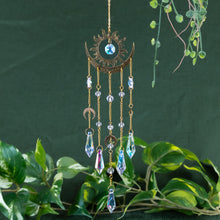 Load image into Gallery viewer, Sun &amp; Moon Suncatcher Gold styled photo - Down to Earth
