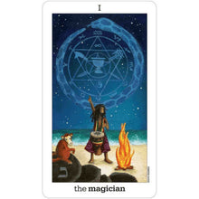 Load image into Gallery viewer, Sun and Moon Tarot Deck The Magician Card - Down To Earth
