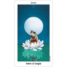 Load image into Gallery viewer, Sun and Moon Tarot Deck Two of Cups Card - Down To Earth
