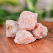Load image into Gallery viewer, Sunstone Raw on a wooden surface - Down to Earth

