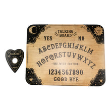 Load image into Gallery viewer, Talking Board heart shaped piece of wood on a white background - Down To Earth
