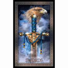 Load image into Gallery viewer, Tarot Grand Luxe Deck Swords Card - Down To Earth
