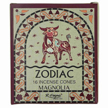 Load image into Gallery viewer, Taurus Magnolia Zodiac Incense Cones - Down To Earth
