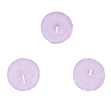 Load image into Gallery viewer, Tea Light Candles Purple group photo top-down shot on a white background - Down To Earth
