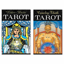 Load image into Gallery viewer, The Complete Tarot Kit Rider Waite and Crowley Thoth Tarot Cards- Down To Earth
