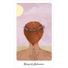 Load image into Gallery viewer, The Harmony Tarot King of Autumn Card - Down To Earth
