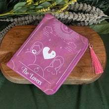 Load image into Gallery viewer, The Lover Pouch front facing on a style background - Down To Earth
