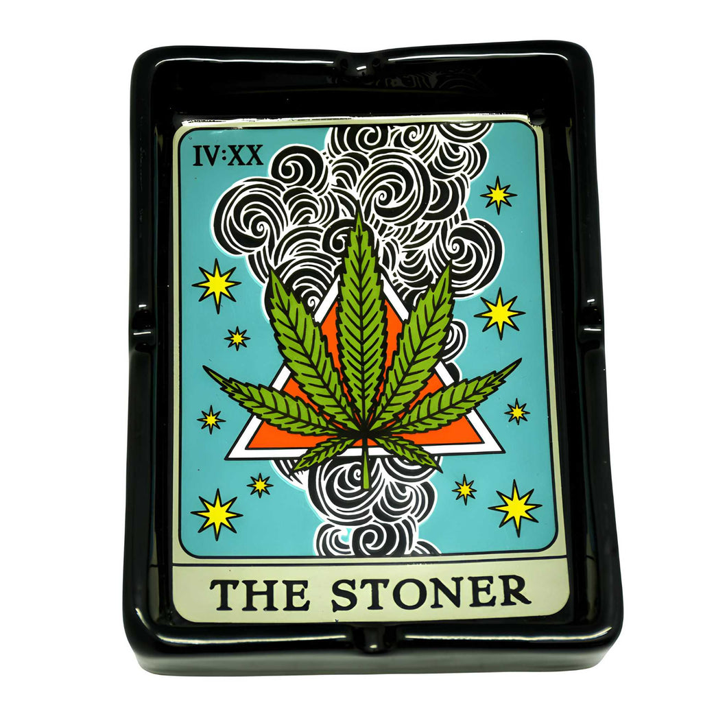 The Stoner Tarot Card Ashtray - Down To Earth