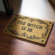 Load image into Gallery viewer, The Witch Is In Doormat Staged - Down To Earth
