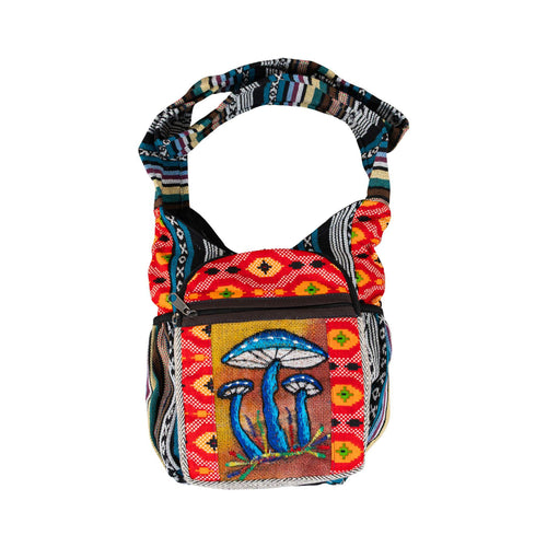 ThreadHeads Aztec Patchwork Shoulder Bag - Down to Earth