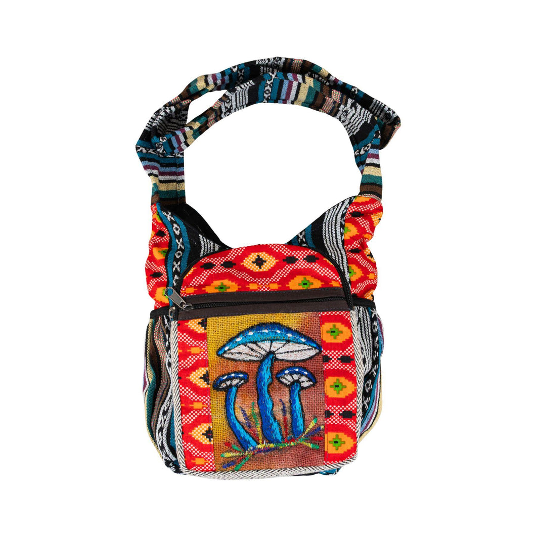 ThreadHeads Aztec Patchwork Shoulder Bag - Down to Earth