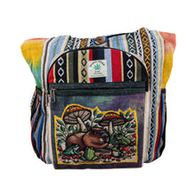 Load image into Gallery viewer, ThreadHeads Capybara Patchwork Shoulder Bag front 2 - Down to Earth
